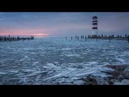 Winter Ice Mood with Gold-N-Blue Polarizer and Big Stopper in Podersdorf, Neusiedlersee